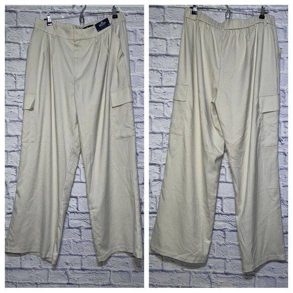 Hollister Ultra High-Rise Wide Leg Cargo Pant nwt size xl - Picture 1 of 11